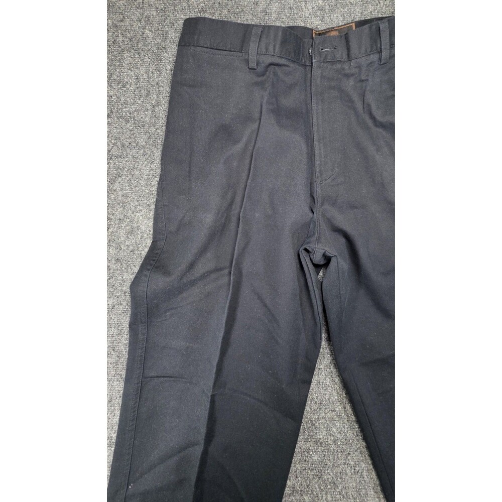 Weatherproof Black Flat Front Chino Pants NWT 36x30 Classic Fit Casual - Picture 3 of 13